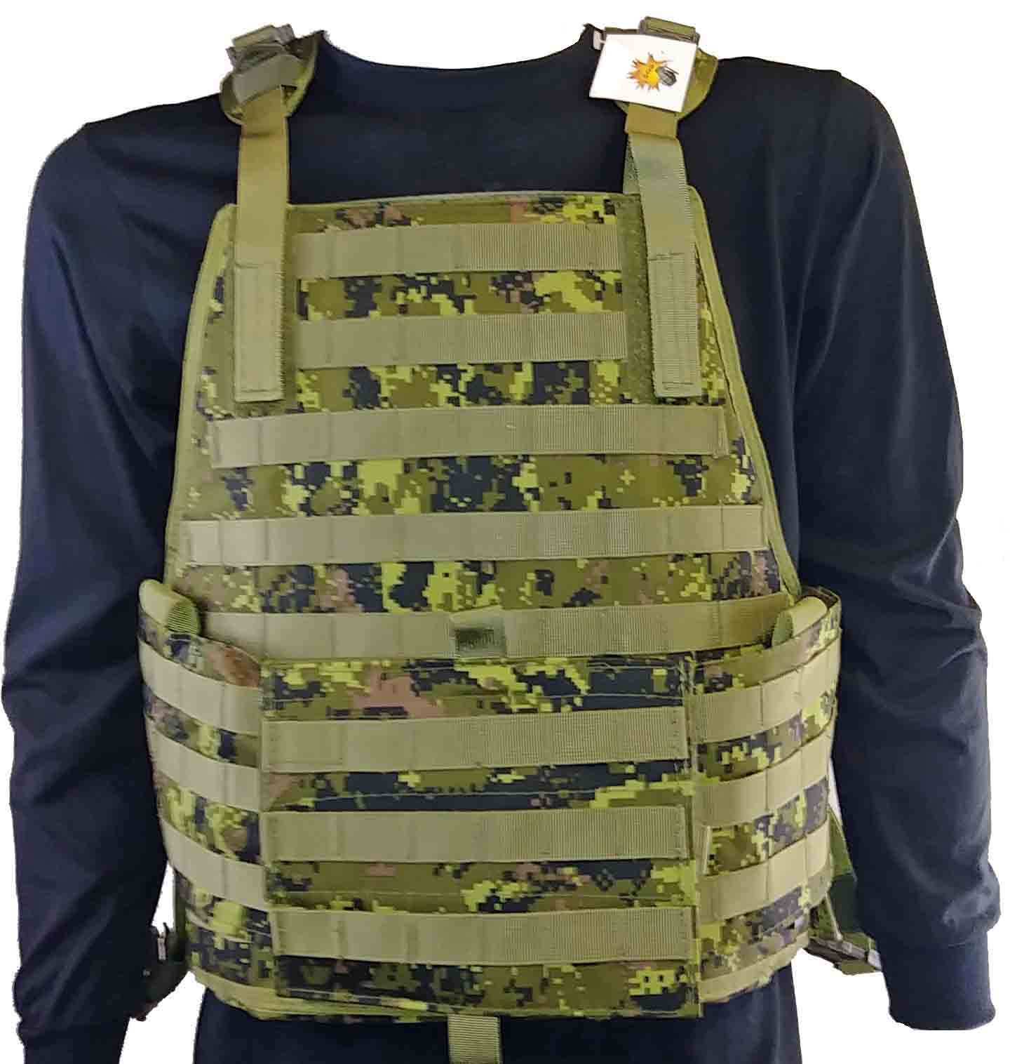 Veste tactique digital "système molle"