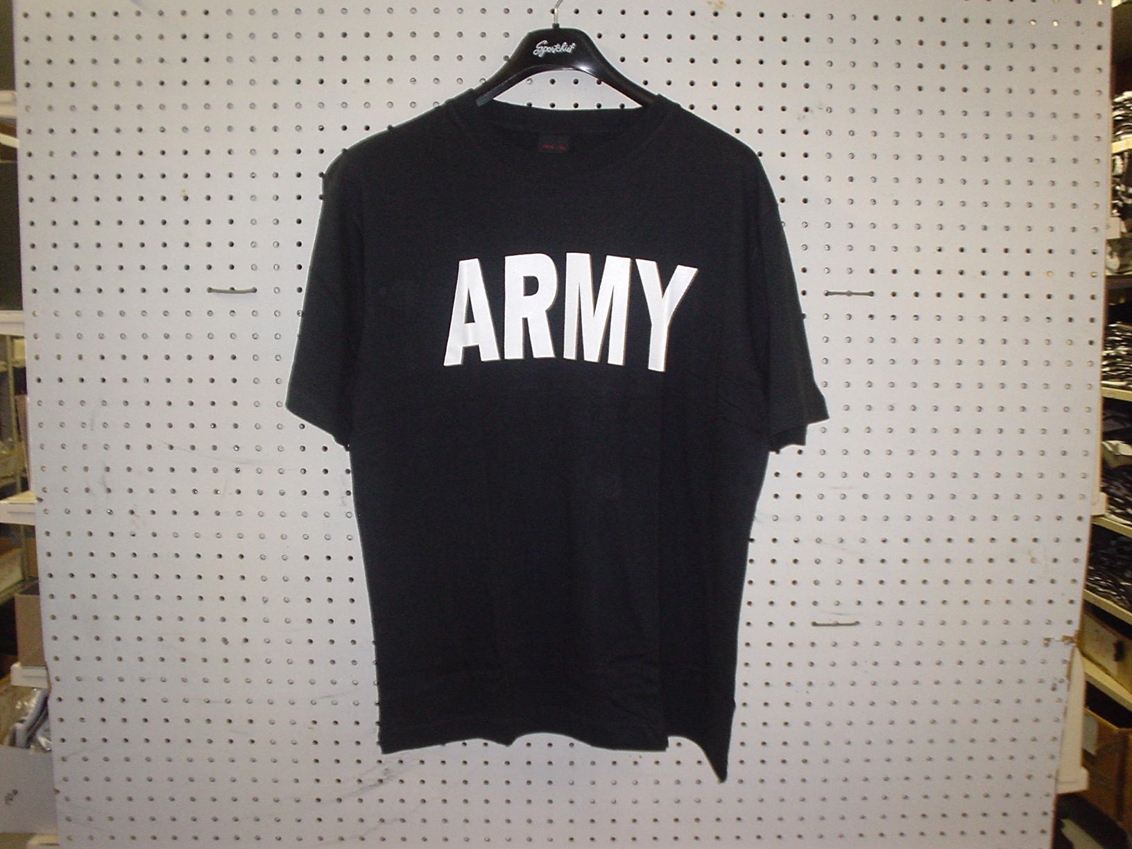 T-SHIRT WITH ARMY LOGO