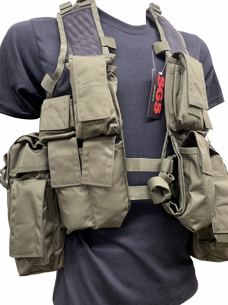 Olive drab tactical vest