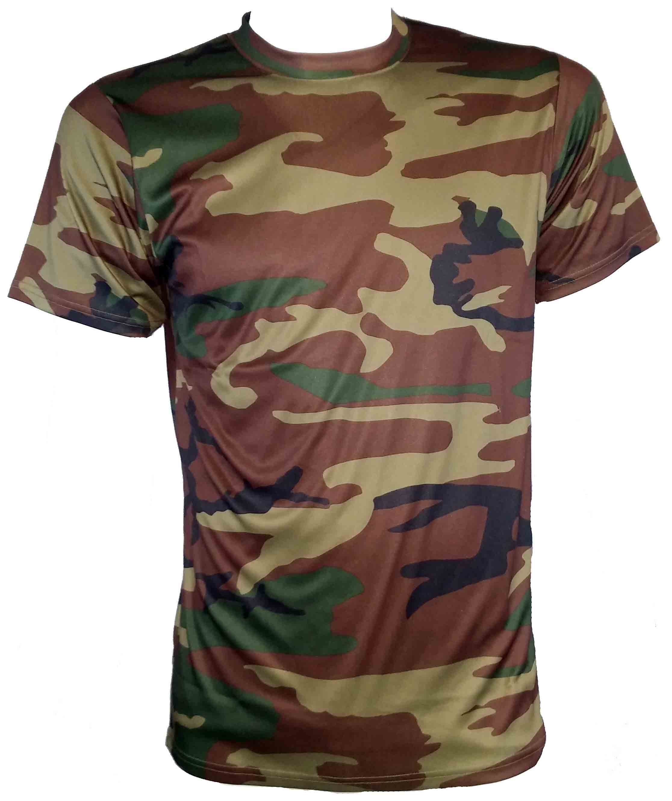 SGS t-shirt anti humidité camouflage
