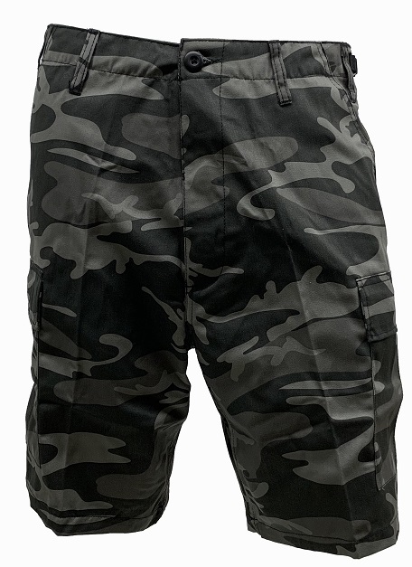 Rothco BDU shorts black camo